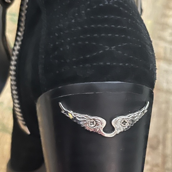 ZADIG AND VOLTAIRE BLACK BOOTIES (WORN ONCE) TRENDY AND COOL😎 SIZE 9 (39) - Picture 2 of 11